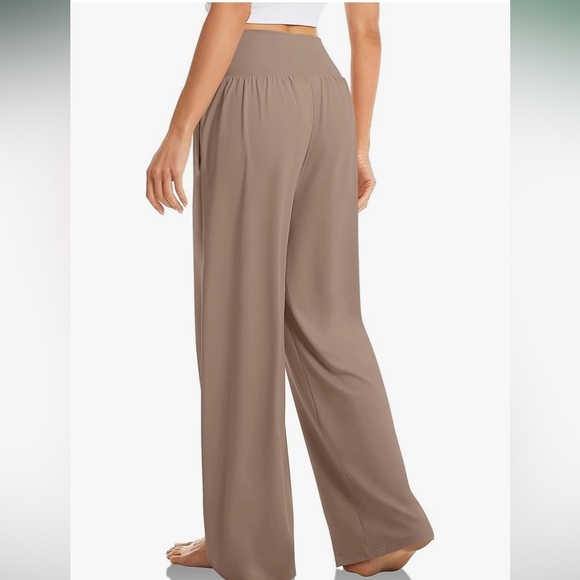 NWT bundle of 2 ,SUNYAA wide leg, Tommy control high waist yoga pants size L - Picture 2 of 15